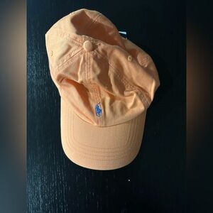 Polo Ralph Lauren Kids Orange Cap with Yellow Logo Size 8-20 NEW